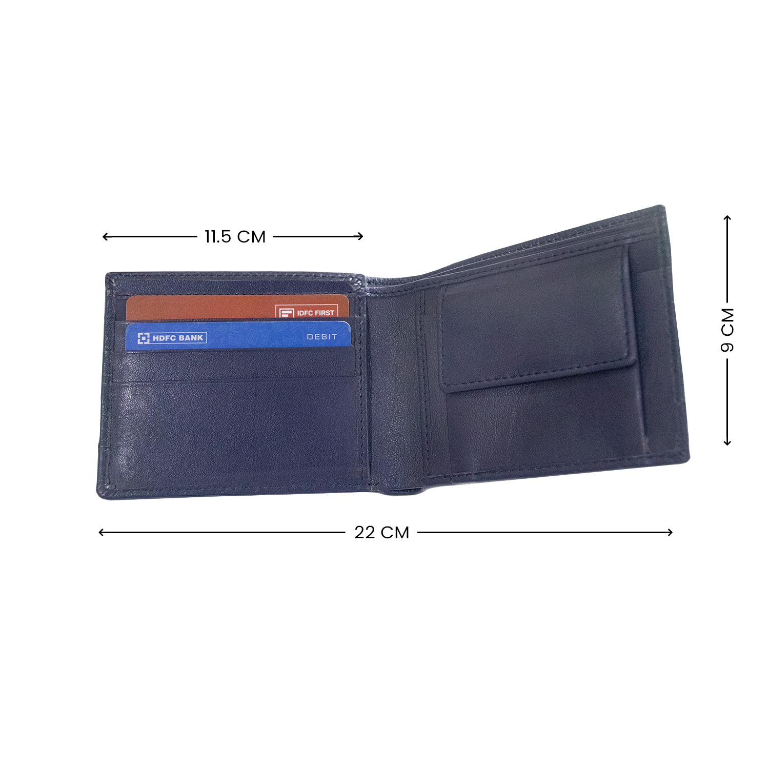 FIOR BI-FOLD LEATHER WALLET