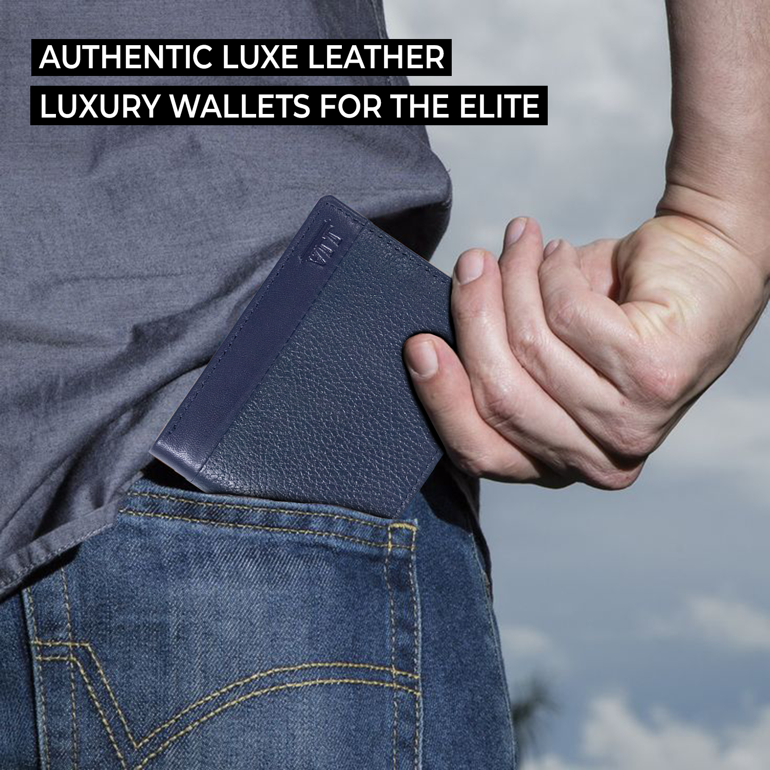 FIOR BI-FOLD LEATHER WALLET