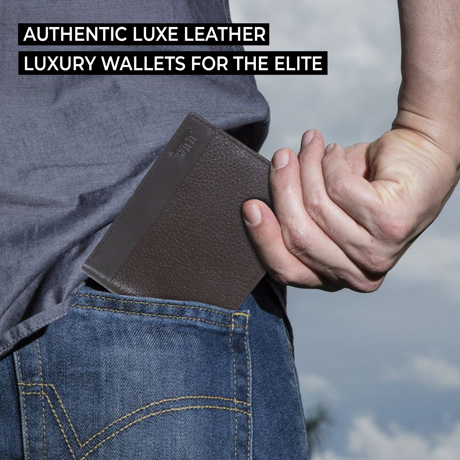 FIOR BI-FOLD LEATHER WALLET