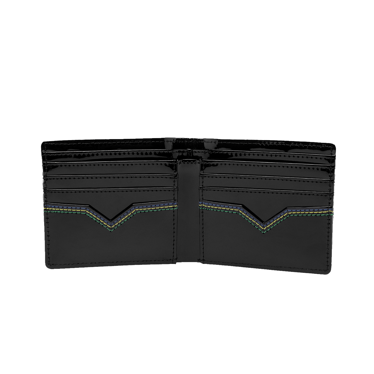 Polished Patent Mens Wallet